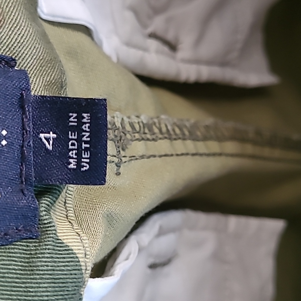 J. CREW Straight Leg Pants In Camo Size 4 - Picture 6 of 7